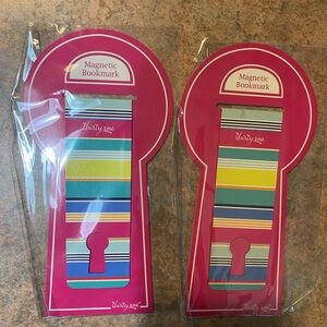 Thirty-One Magnetic Bookmarks Set of 2 Patio Pop
